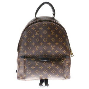 Louis Vuitton Monogram Palm Springs Leather Backpack Brown